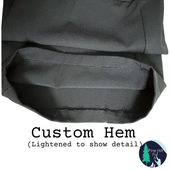 BonWorth Dress Pants Womens Large 16 18 Short Black Wide Leg High Rise Stretch - Picture 3 of 8